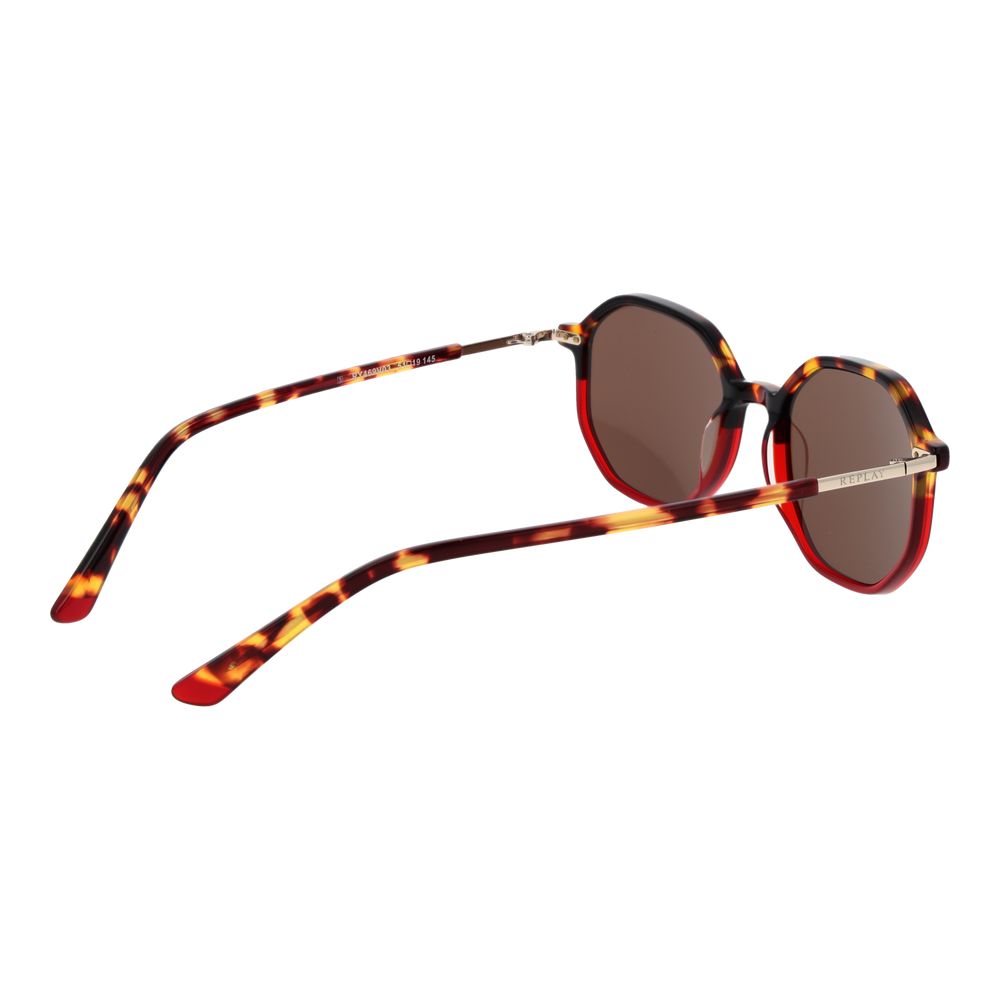 Replay Brown Plastic Sunglasses
