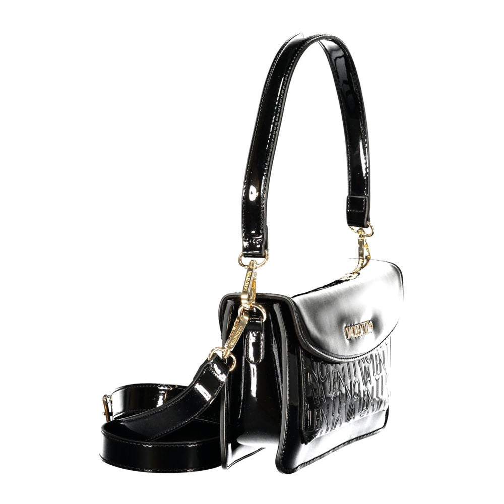 Mario Valentino Black Polyurethane Women Handbag