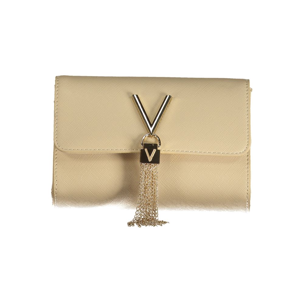 Mario Valentino Beige Polyurethane Women Shoulder Bag