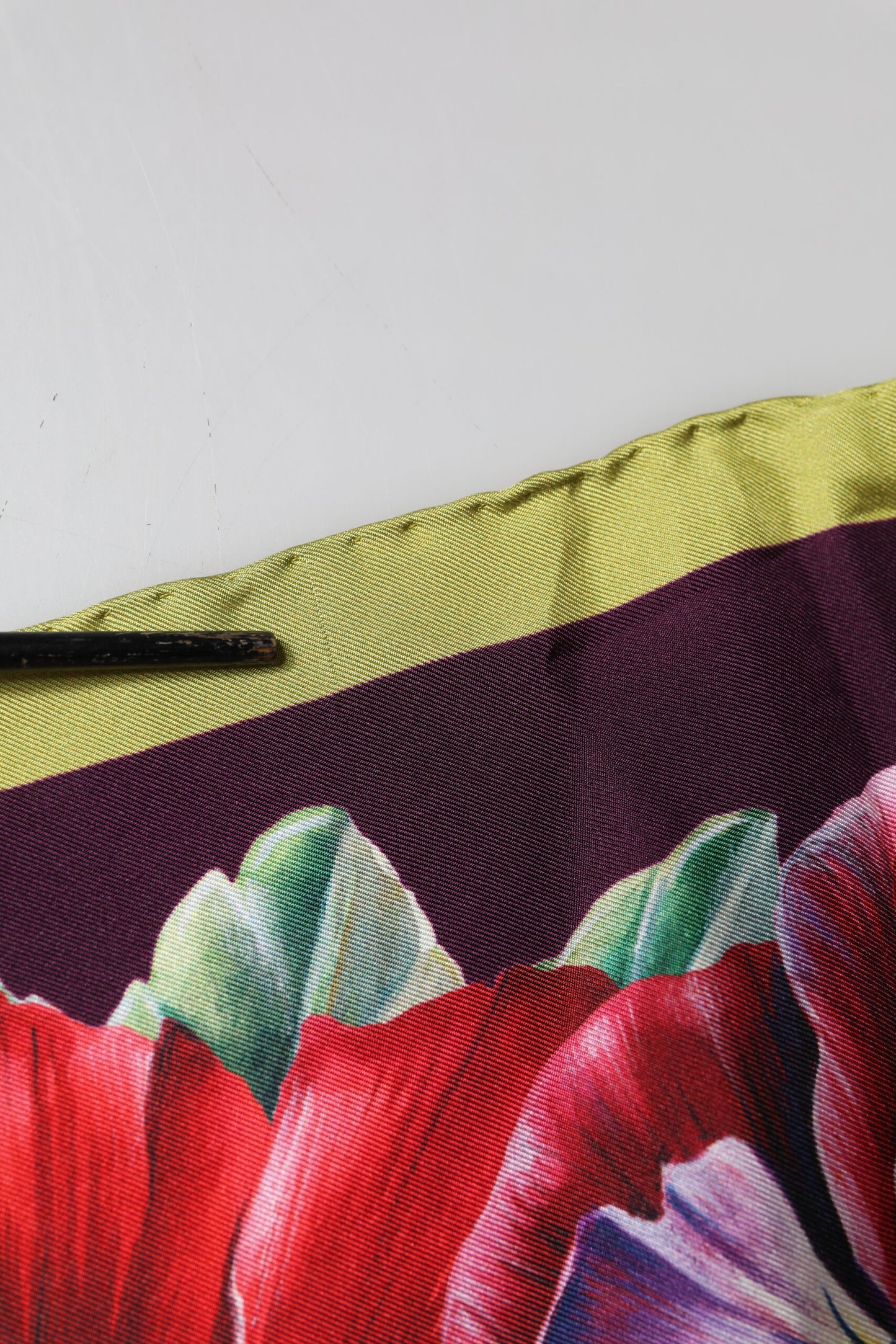 Dolce & Gabbana Multicolor Floral Silk Square Foulard 89cm x 87cm Scarf