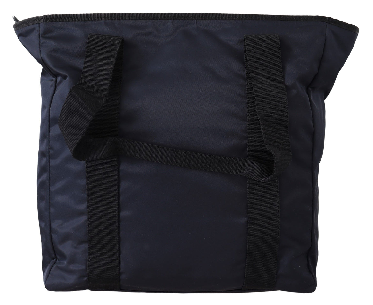 Versace Elegant Blue Nylon Tote Bag - KALAJ