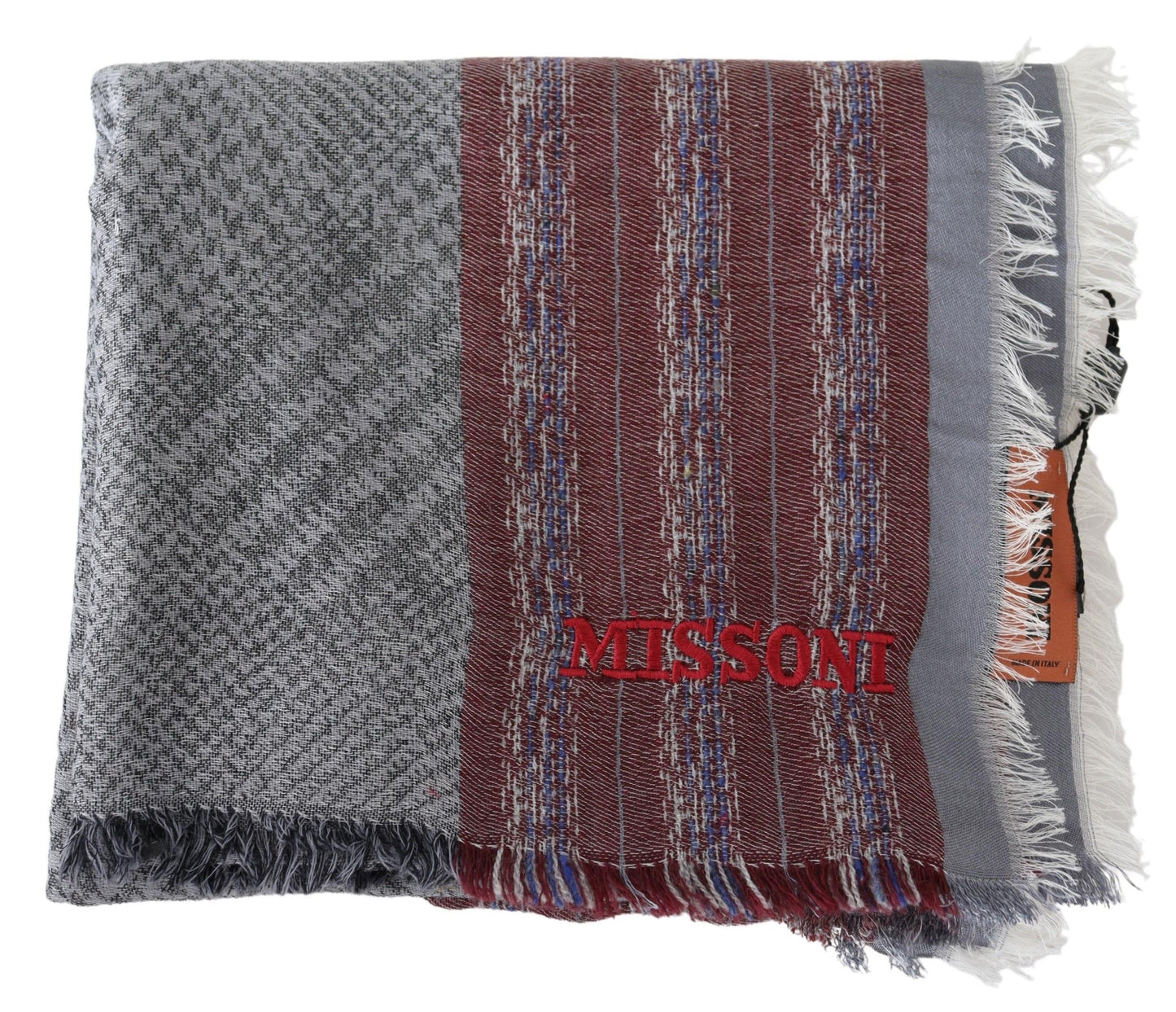 Missoni Chic Multicolor Wool Blend Designer Scarf - KALAJ