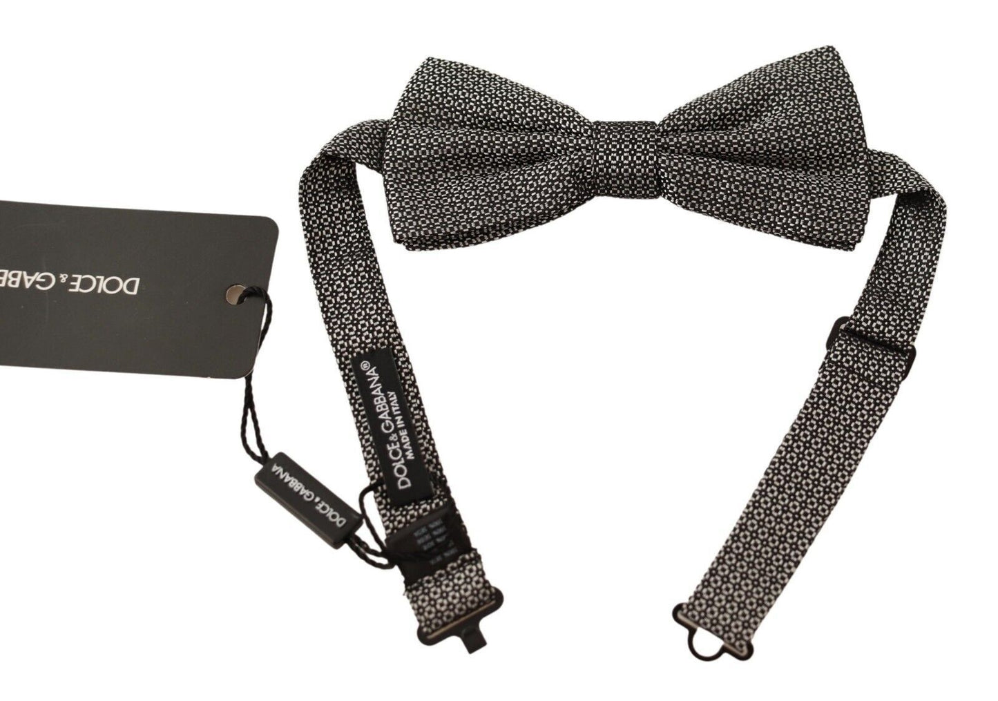 Dolce & Gabbana Elegant Multicolor Silk Bow Tie - KALAJ