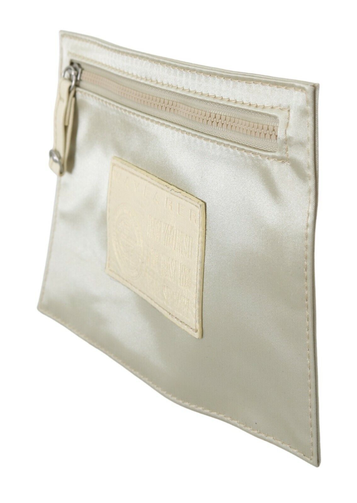 WAYFARER Elegant White Fabric Coin Wallet - KALAJ