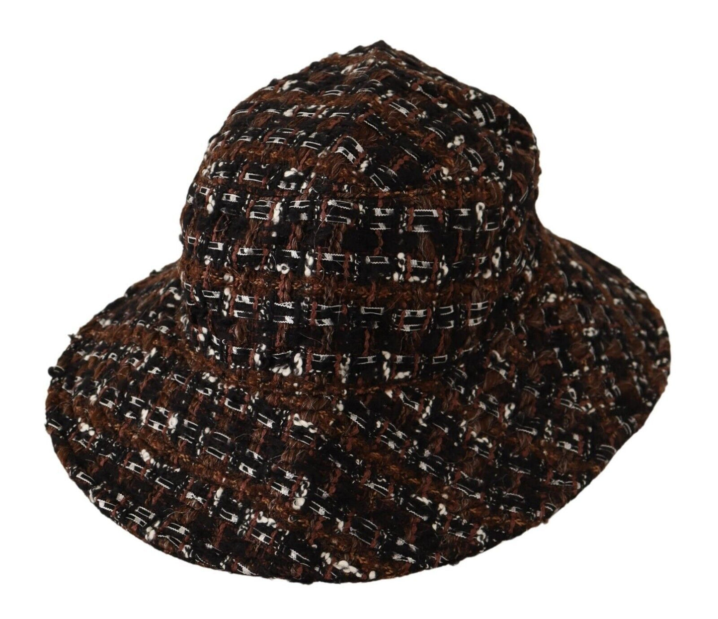 Dolce & Gabbana Elegant Woven Multicolor Bucket Hat - KALAJ