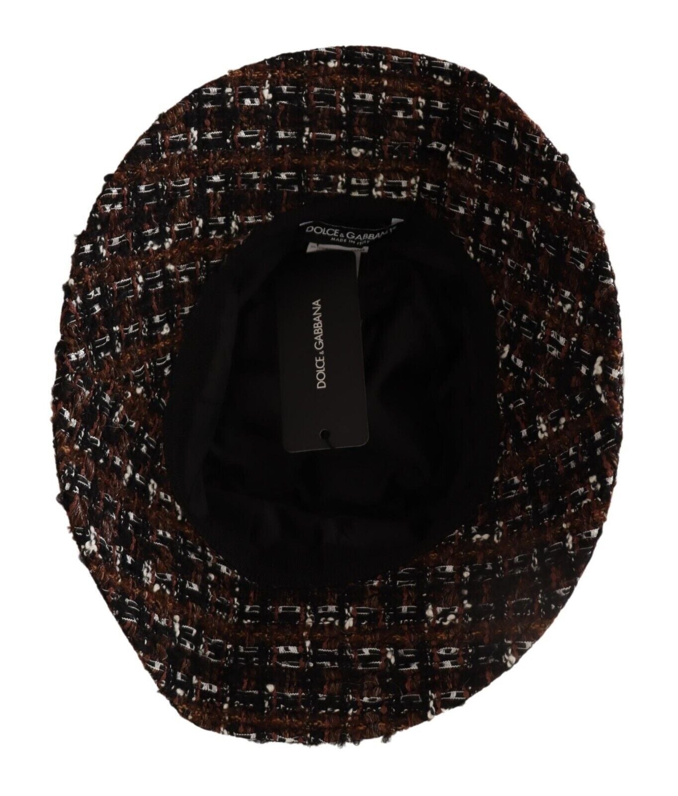 Dolce & Gabbana Elegant Woven Multicolor Bucket Hat - KALAJ