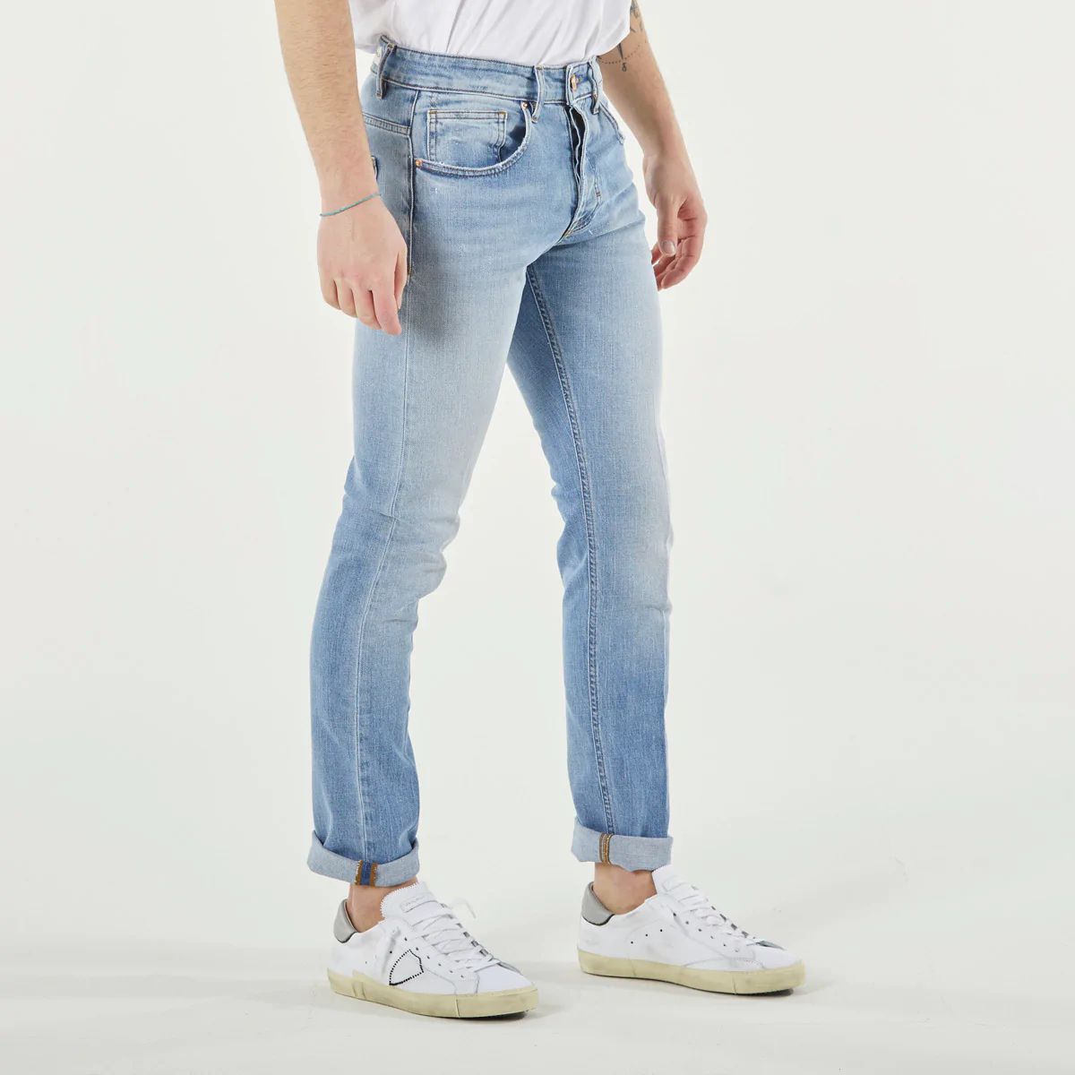 Don The Fuller Blue Cotton Jeans Denim