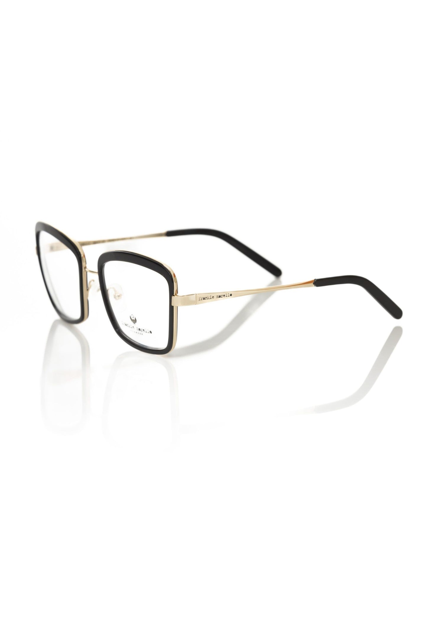 Frankie Morello Black Metallic Women Frame