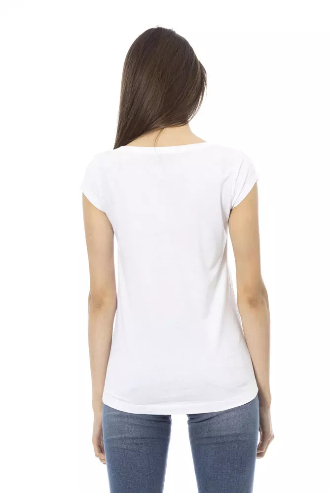 Trussardi Action White Cotton T-Shirt