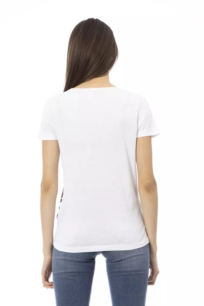 Trussardi Action White Cotton T-Shirt