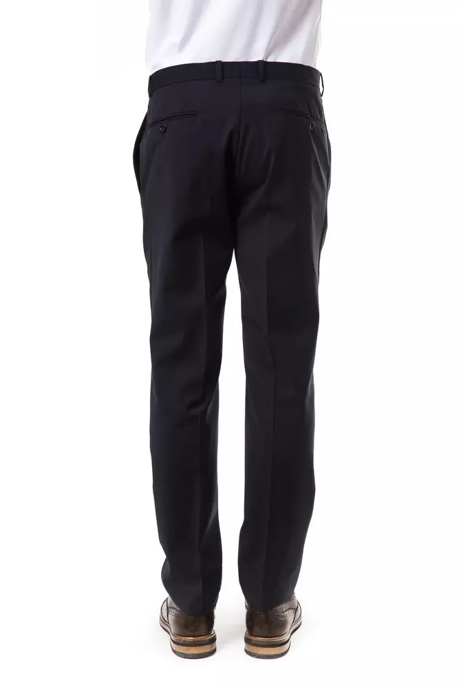 Uominitaliani Gray Wool Pant