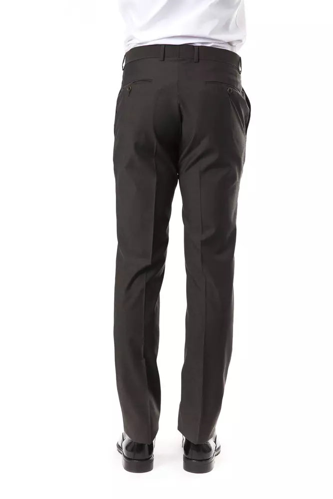 Uominitaliani Gray Wool Pant