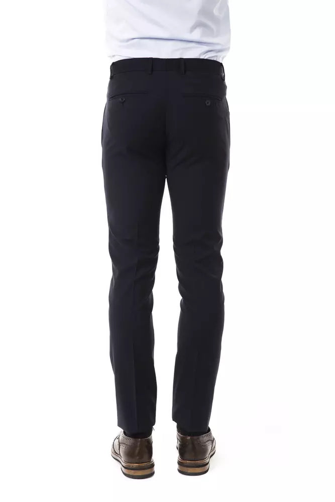 Uominitaliani Gray Wool Pant