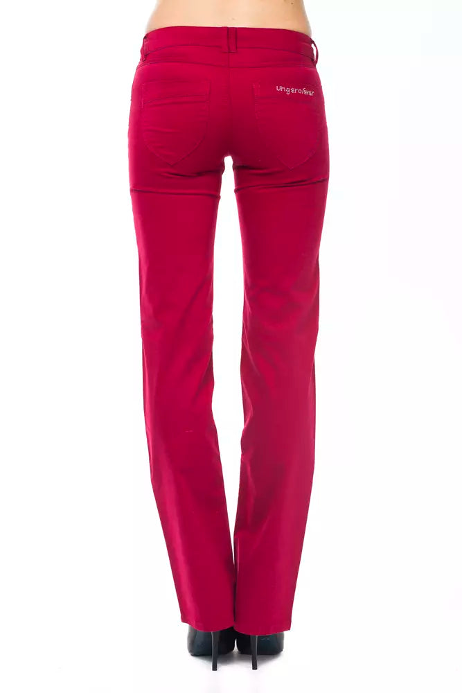 Ungaro Fever Red Cotton Pant
