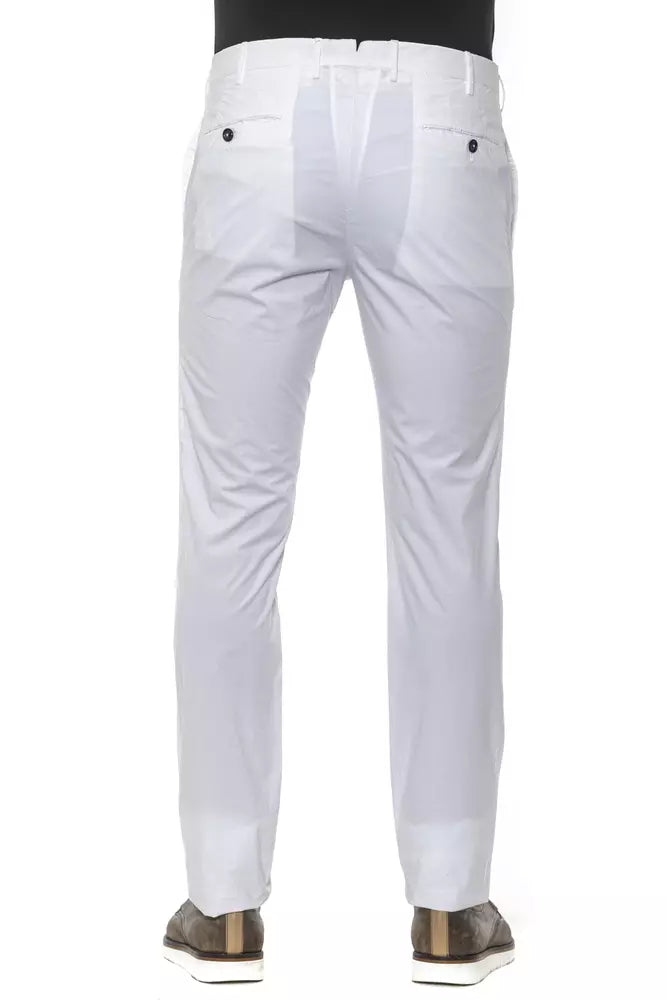 PT Torino White Cotton Pant