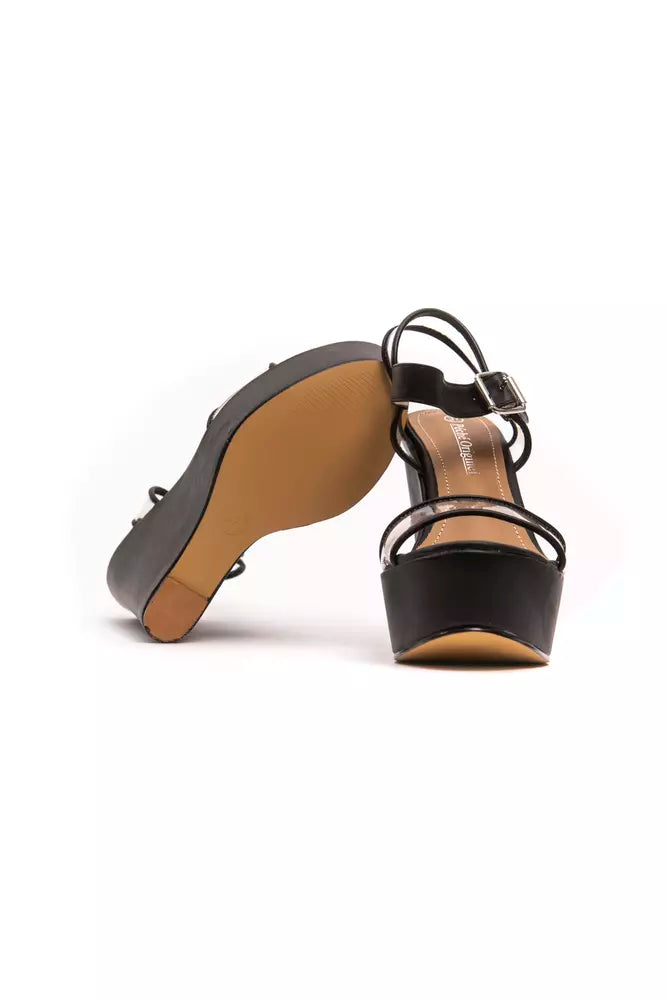 Péché Originel Black Polyethylene Sandal