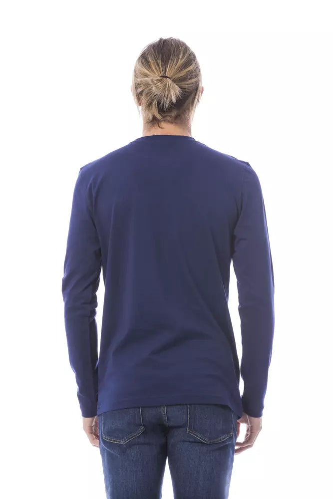 Verri Blue Cotton T-Shirt