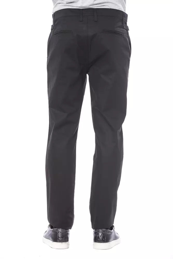 Verri Black Cotton Pant