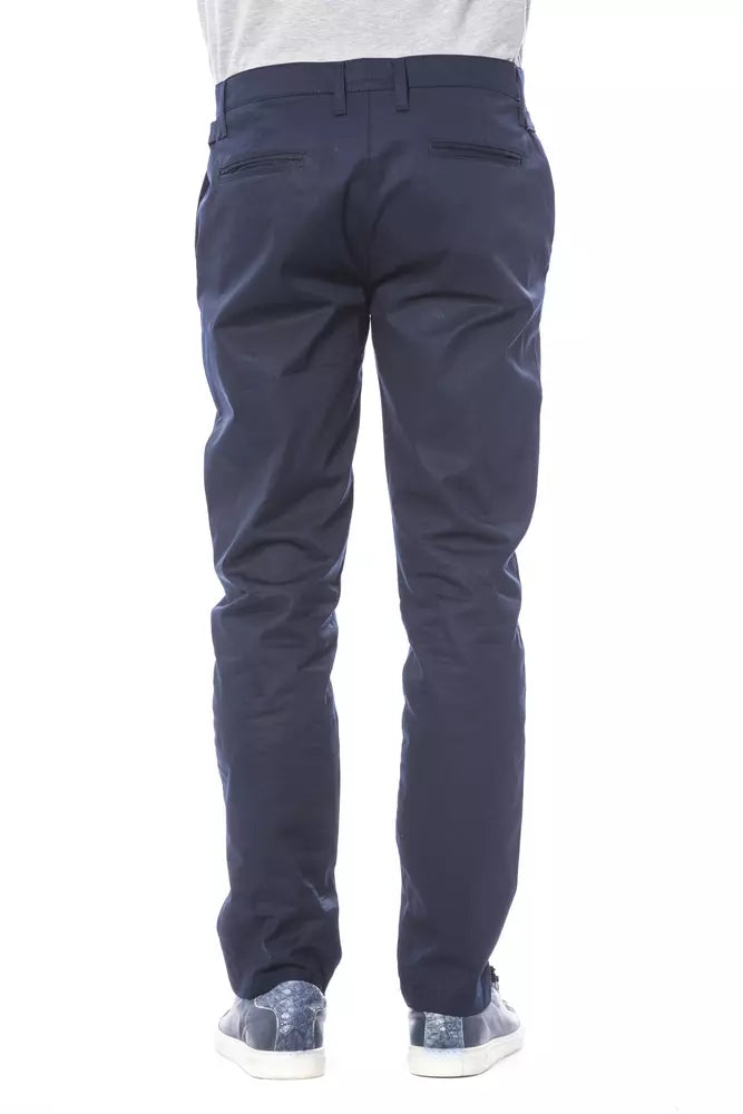 Verri Blue Polyester Pant