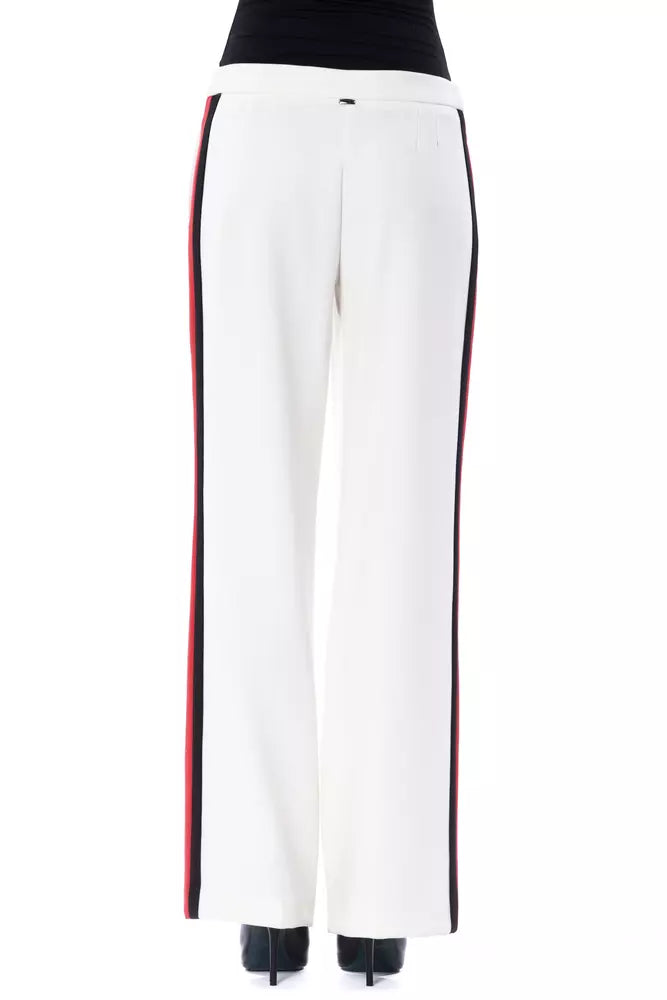 BYBLOS White Polyester Pant