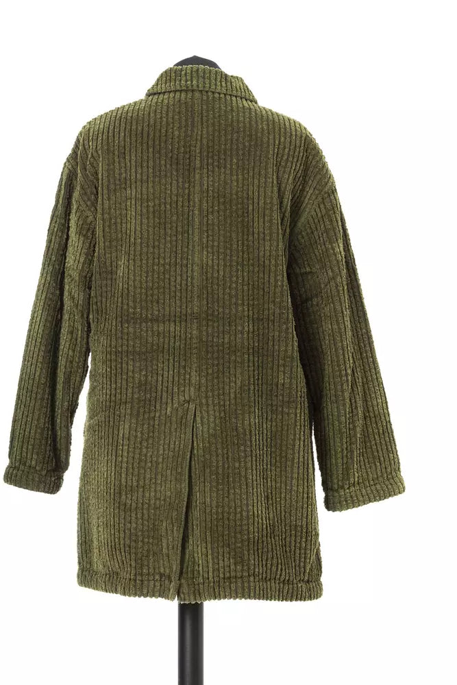 Jacob Cohen Green Cotton Coat