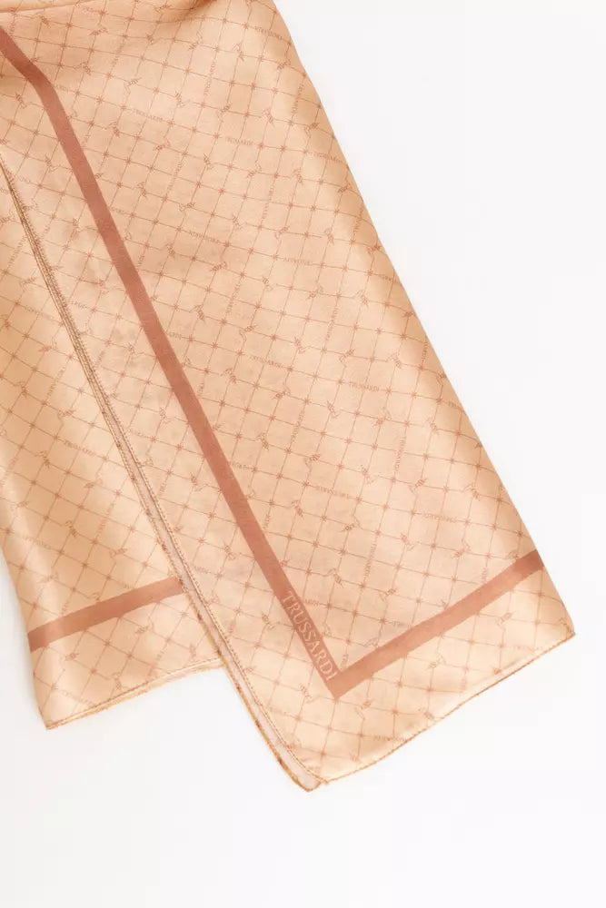 Trussardi Pink Silk Women Scarf - KALAJ