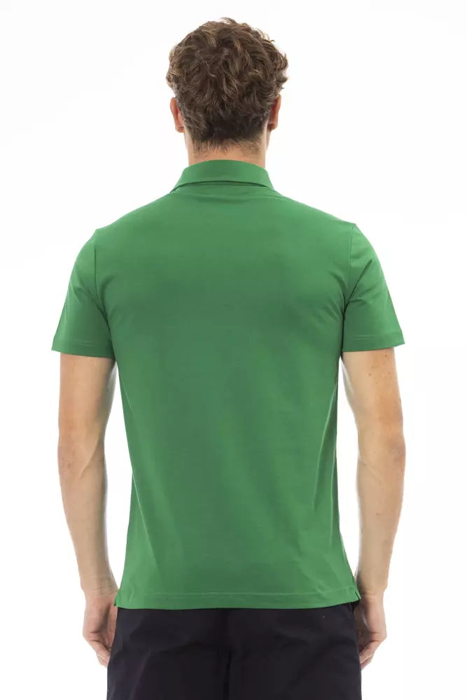 Baldinini Trend Green Cotton Polo Shirt