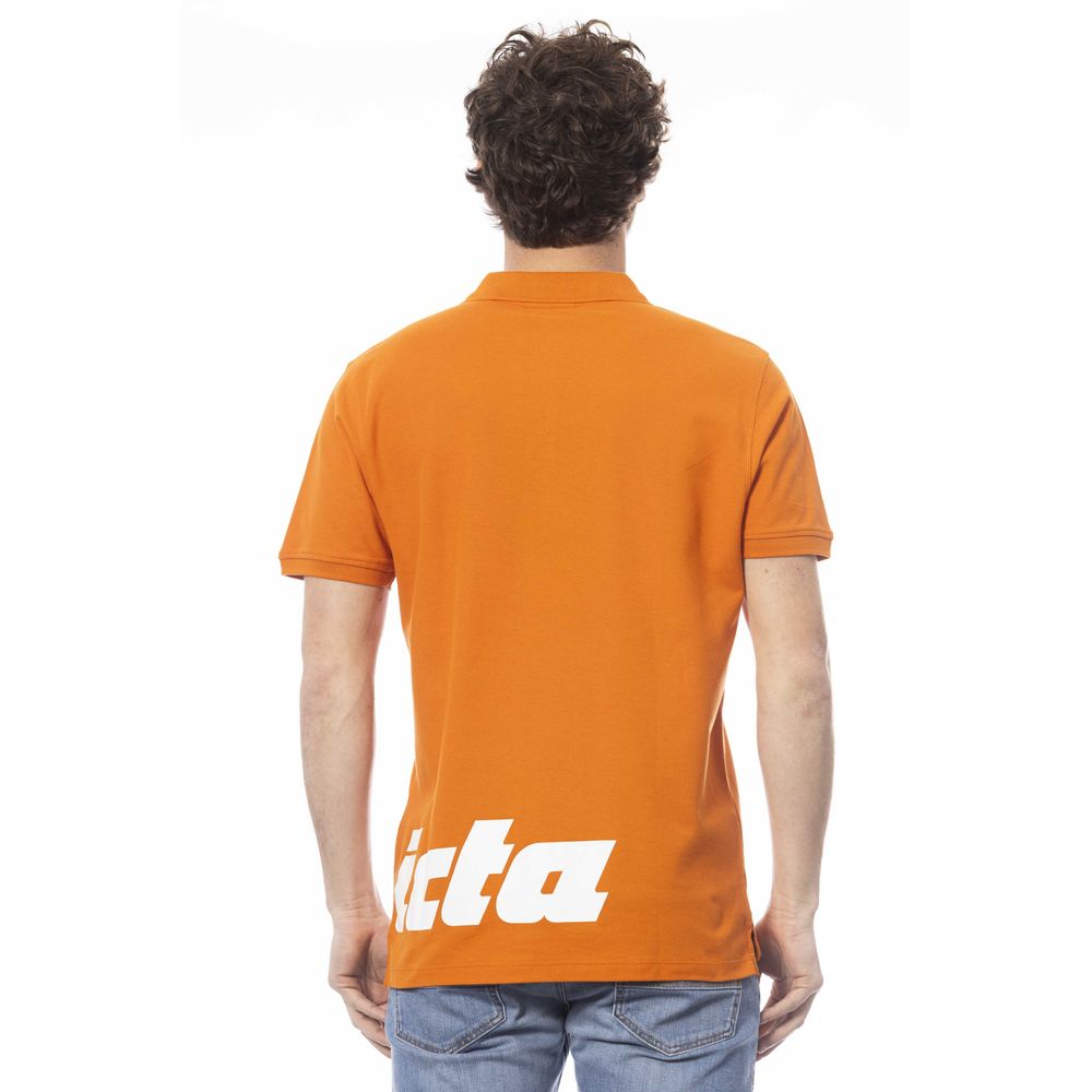 Invicta Orange Cotton Polo Shirt