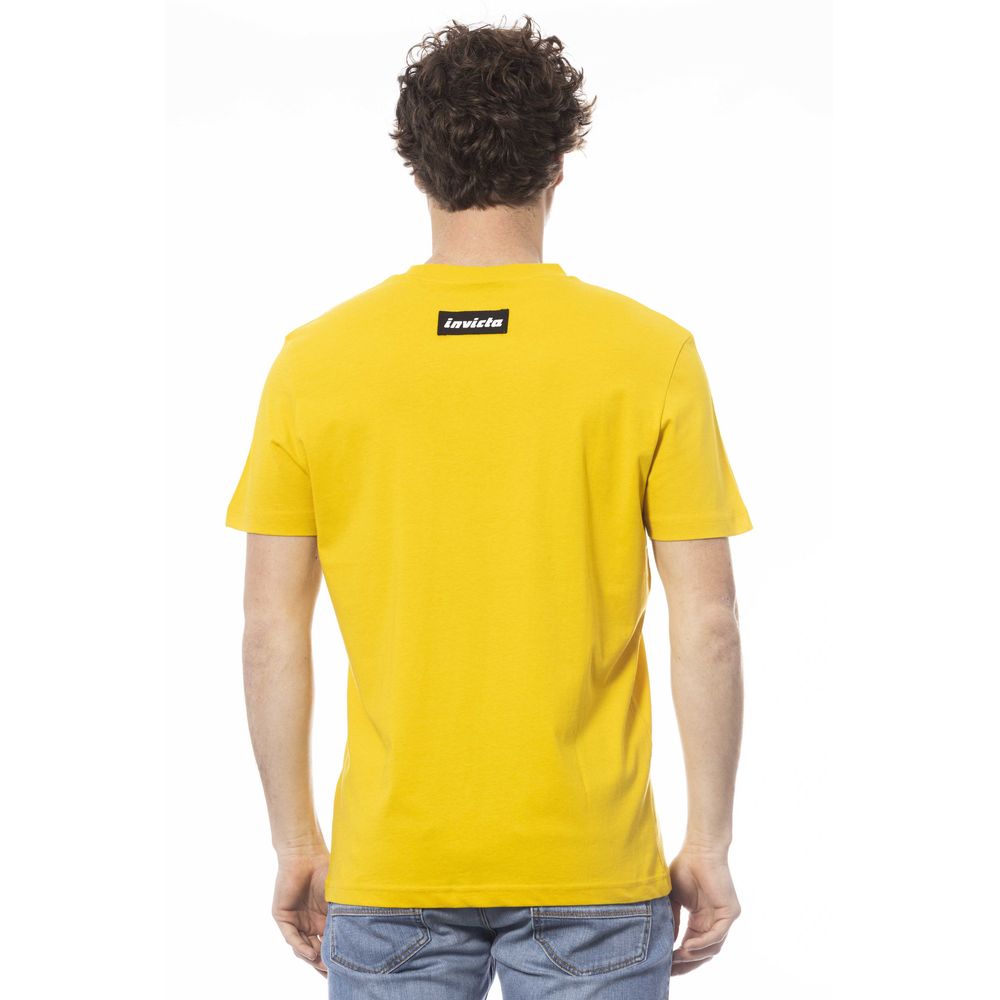 Invicta Yellow Cotton T-Shirt