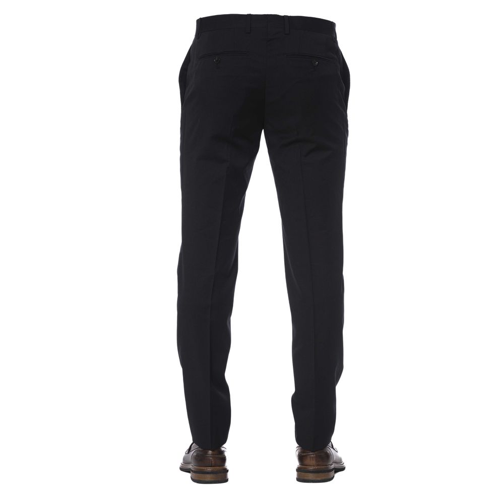 Trussardi Black Virgin Wool Pant
