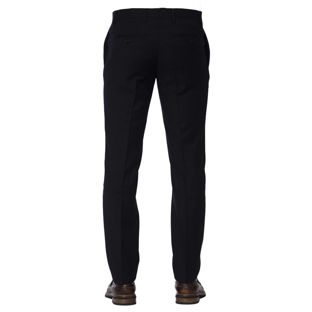 Trussardi Blue Wool Pant