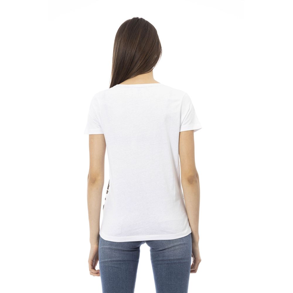 Trussardi Action White Cotton T-Shirt