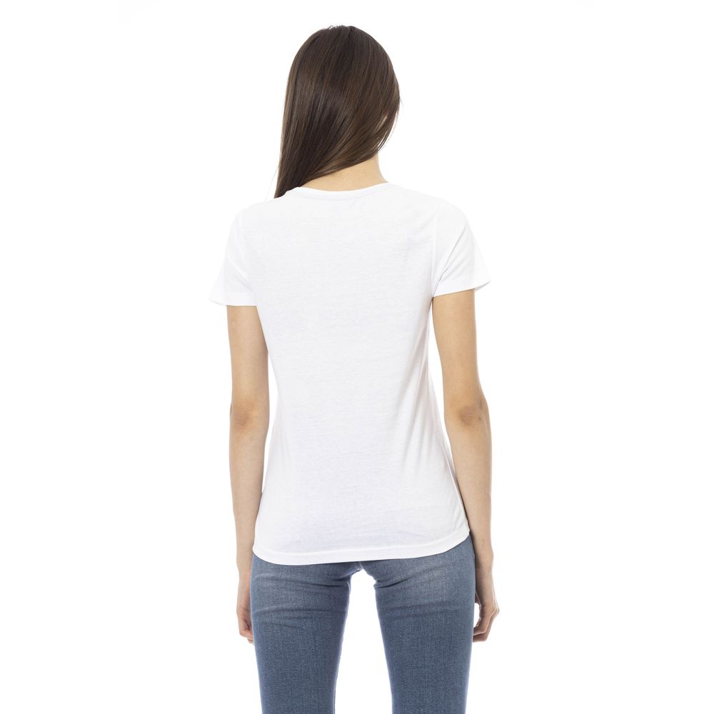 Trussardi Action White Cotton T-Shirt