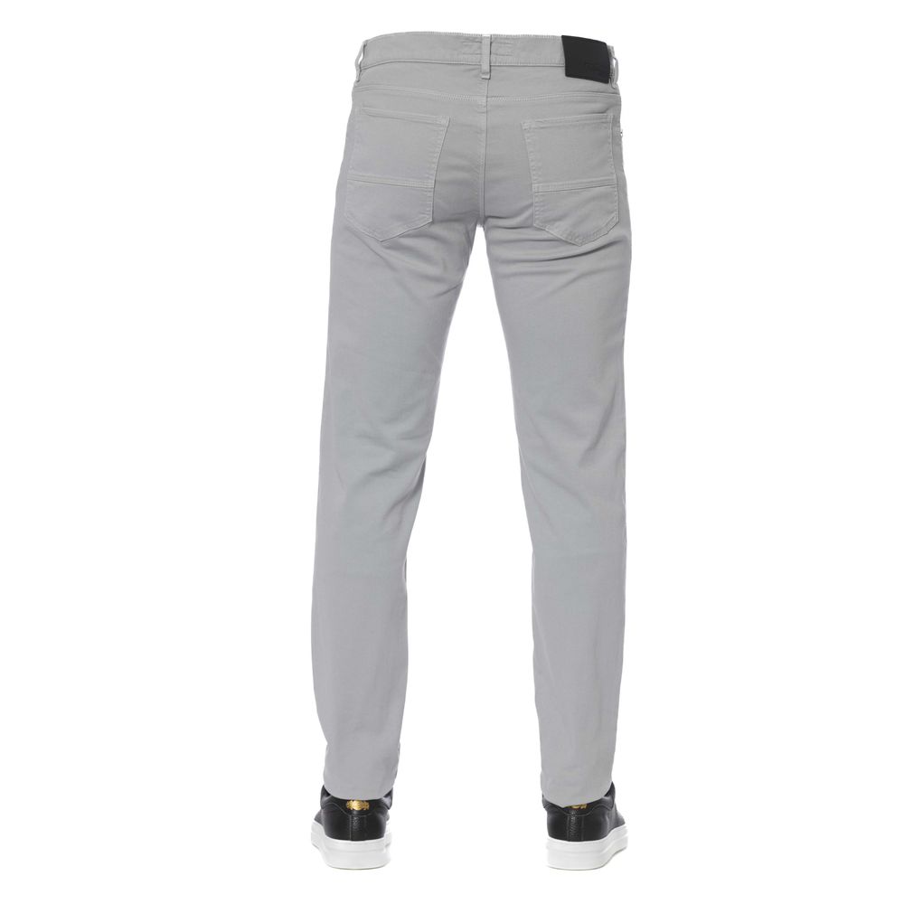 Trussardi Jeans Gray Cotton Jeans Denim