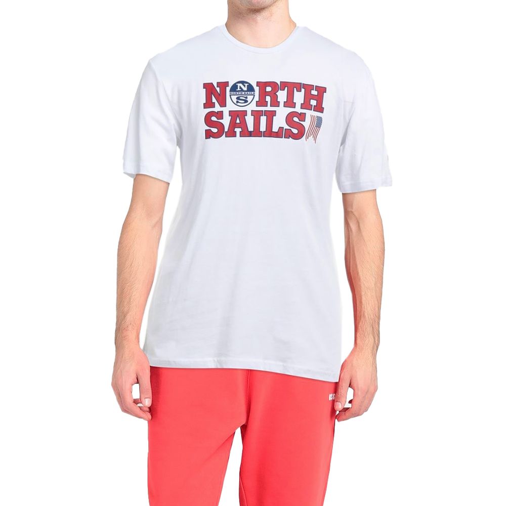 North Sails White Cotton T-Shirt