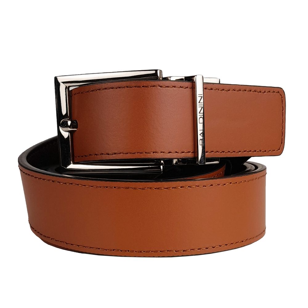 Baldinini Trend Brown Calfskin Belt