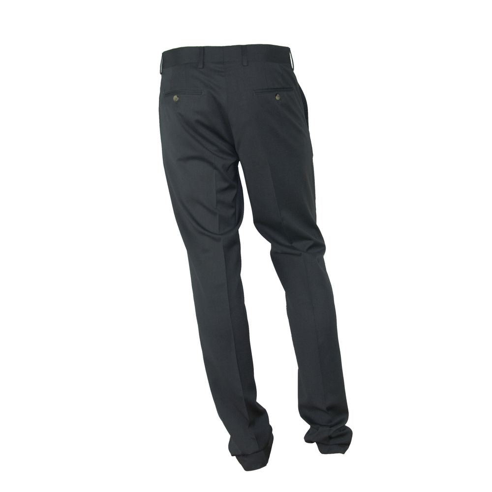 Made in Italy Gray Polyester Pant