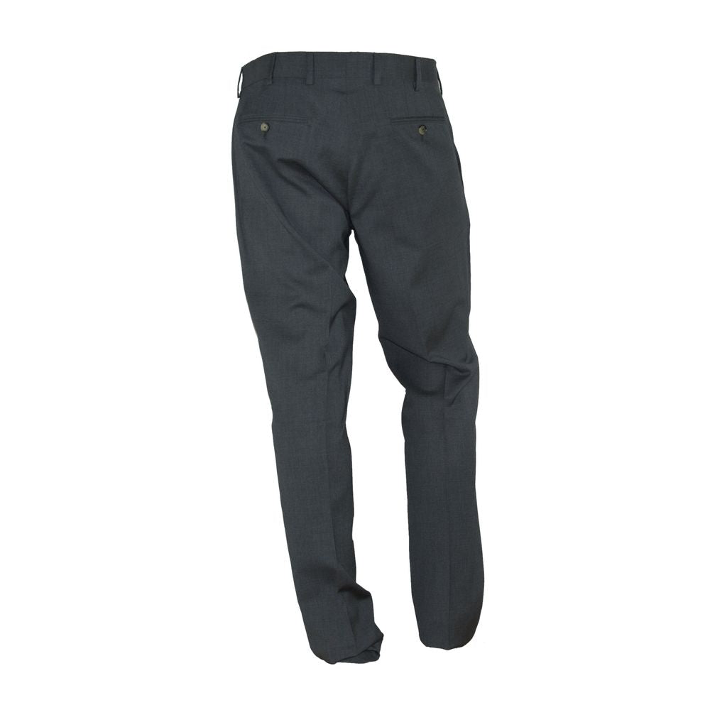 Made in Italy Gray Polyester Pant