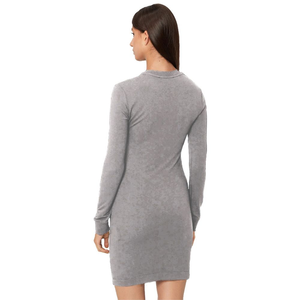 Love Moschino Gray Cotton Dress
