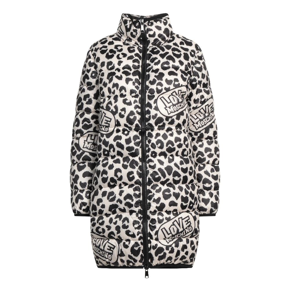 Love Moschino White Polyester Jackets & Coat