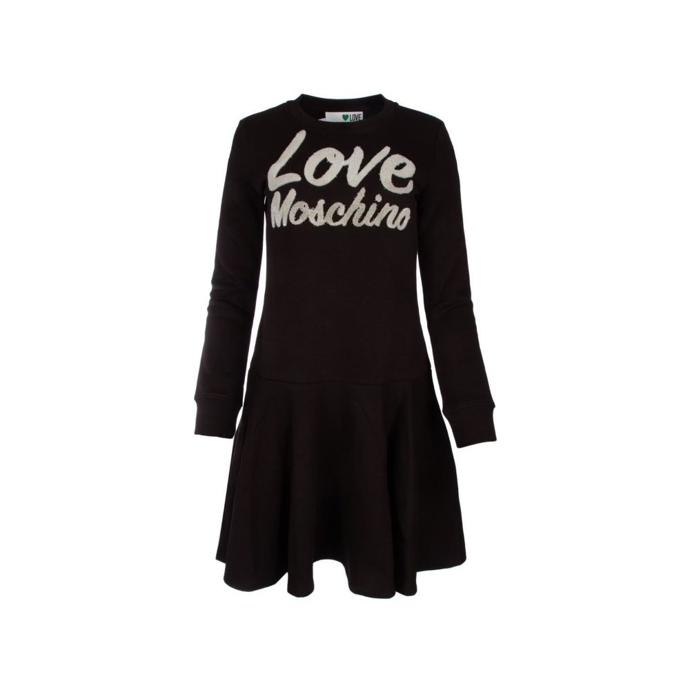 Love Moschino Black Cotton Dress