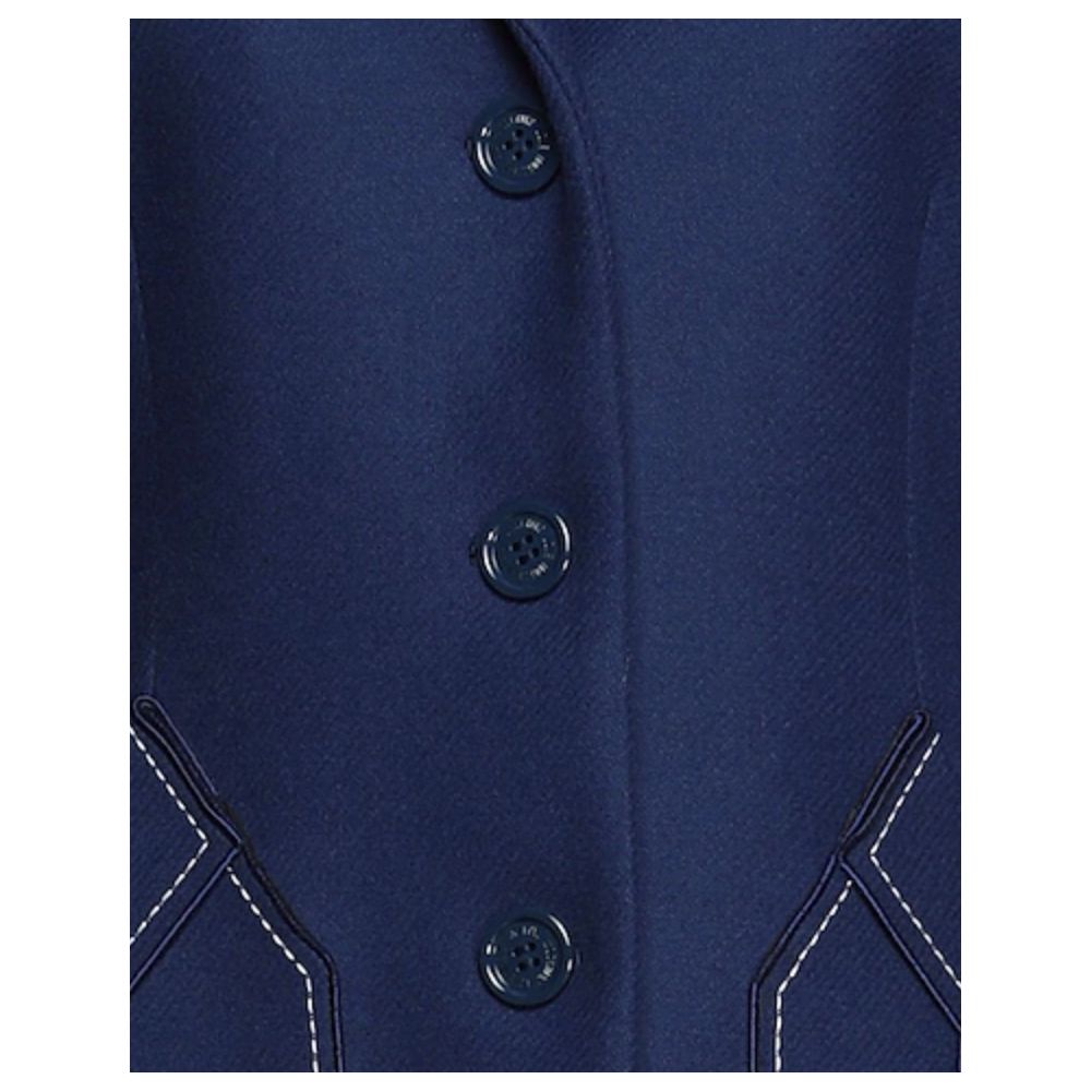 Love Moschino Blue Wool Coat
