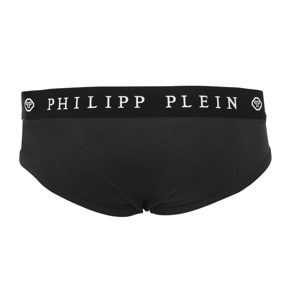 Philipp Plein Black Cotton Underwear