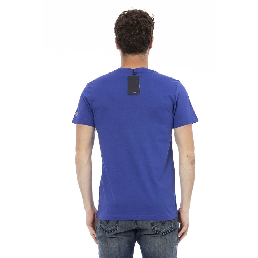 Trussardi Action Blue Cotton T-Shirt