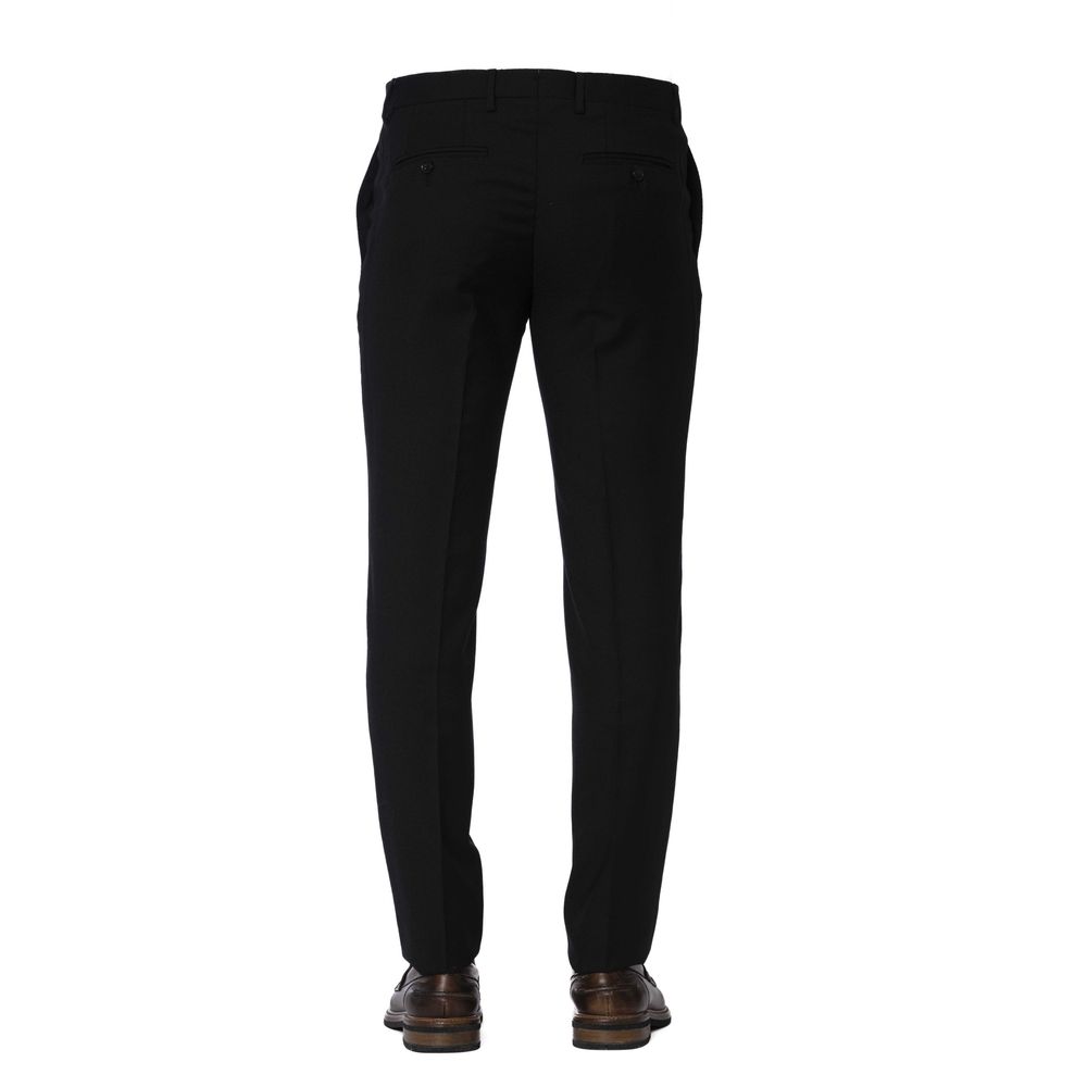 Trussardi Black Wool Pant