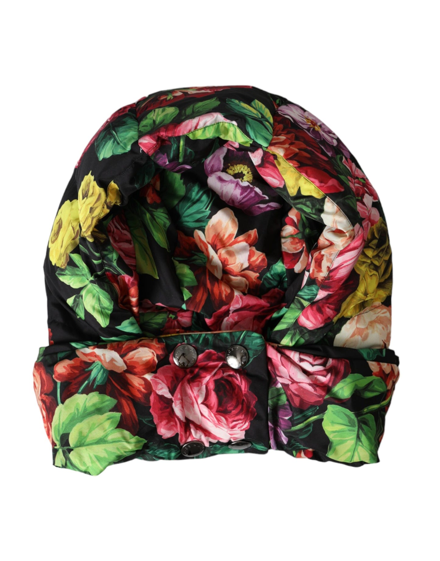Dolce & Gabbana Hat Multicolor Floral Whole Head Wrap Hat - KALAJ