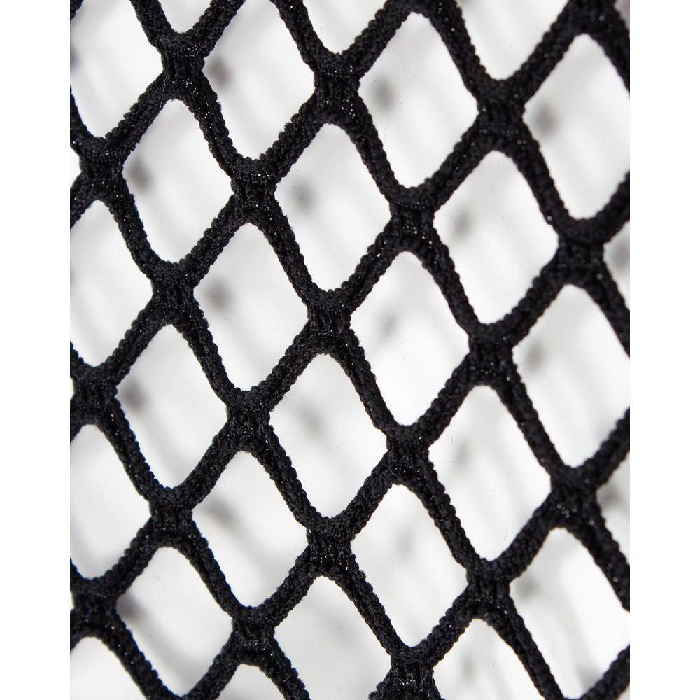 Comme Des Fuckdown Black Polyester Women's Mesh Tank Top