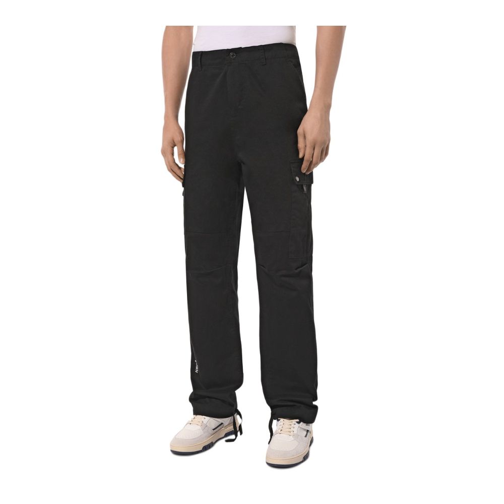 Comme Des Fuckdown Black Cotton Men's Cargo Trouser
