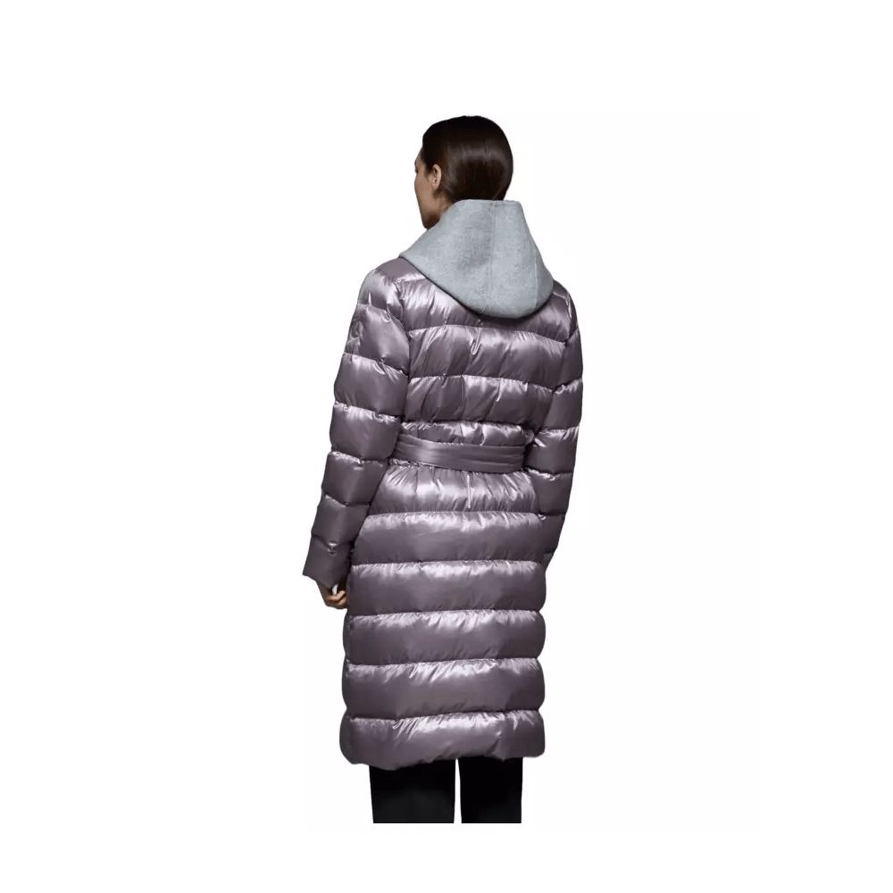 People Of Shibuya Grey Polyester Women's Quilted Jacket