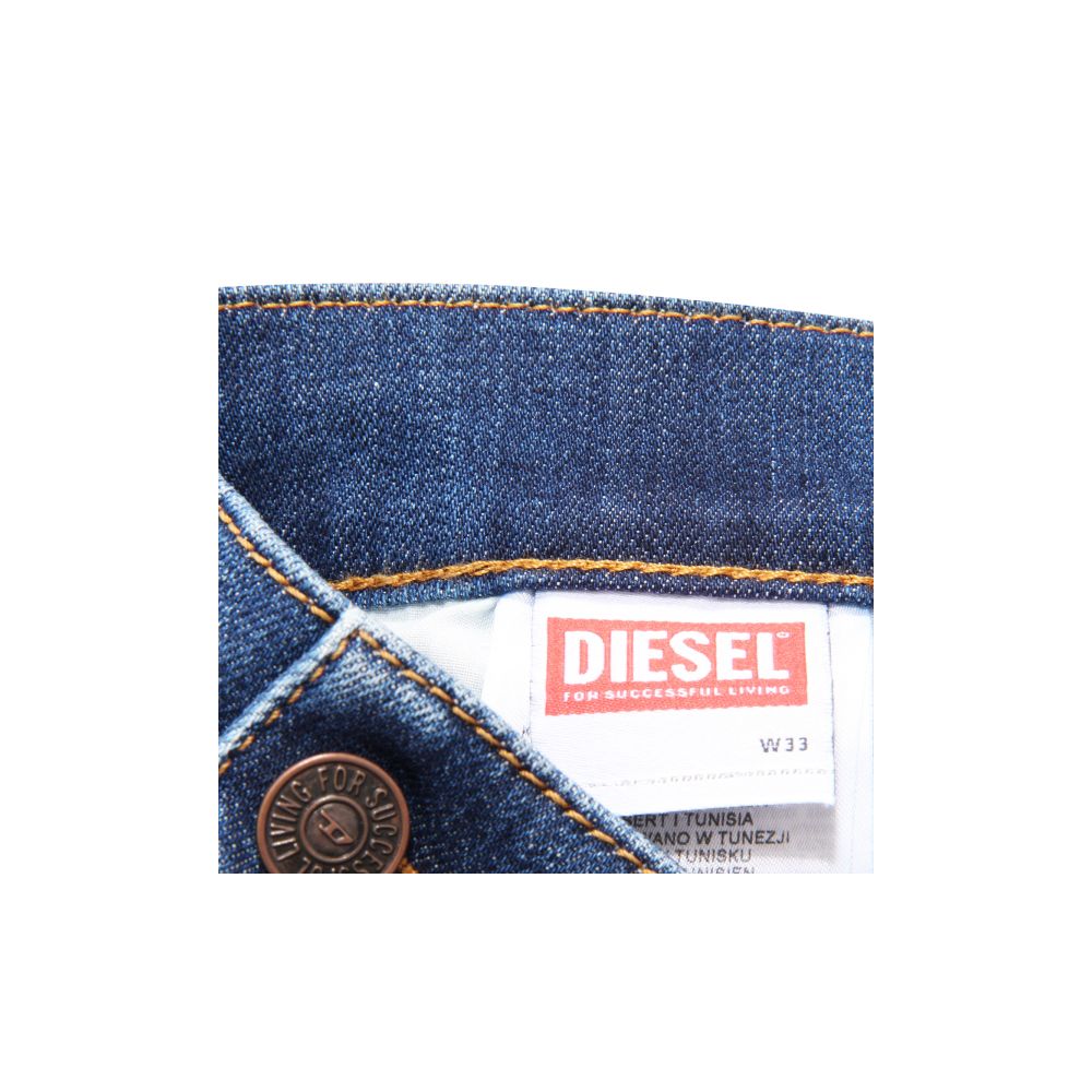 Diesel Blue Cotton Jeans Denim